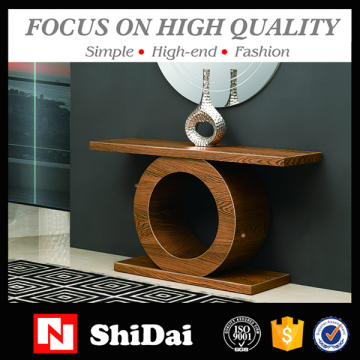 Antique console table with mirror / oak console table / industrial console table E-127