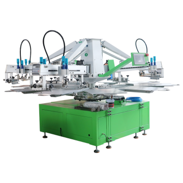 Automatic Rotating Screen Printing System for T Shirts