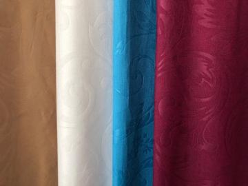 Microfiber fabric dyed embossed
