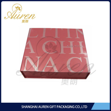 cute design folding gift paper box, new design box with letter design