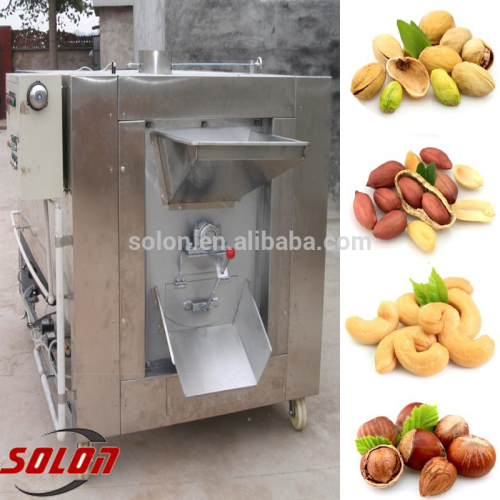 Intelligent control walnut/coffee/bean/cashew/nut roaster/peanut roasting machine