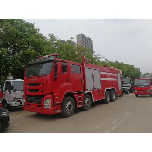 ISUZU 8x4 Air Foam Serbuk Lori enjin api