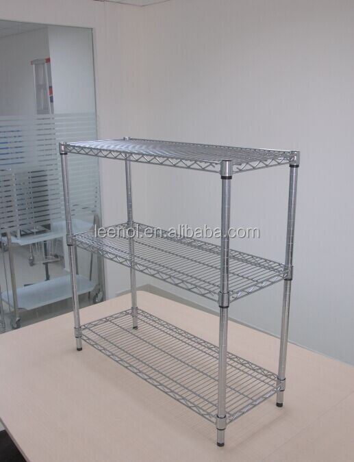 Chrome Wire Mesh Shelf Metal Wire Shelves ESD Wire Trolley