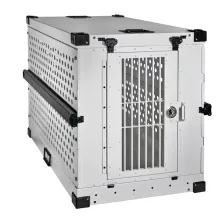 Folding Collapsible Metal Stationery Kennel Cage Dog Crate