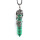 Collier en cristal pendentif en pierre de guérison Reiki naturel avec chaîne pierres précieuses Quartz Chakra Yoga pendule Divination énergie bijoux