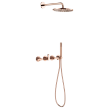 Concealed shower mixer set