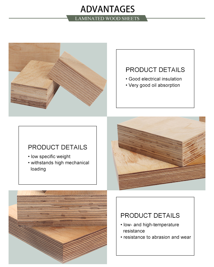 ODM available electrical birch laminated wood in transformer