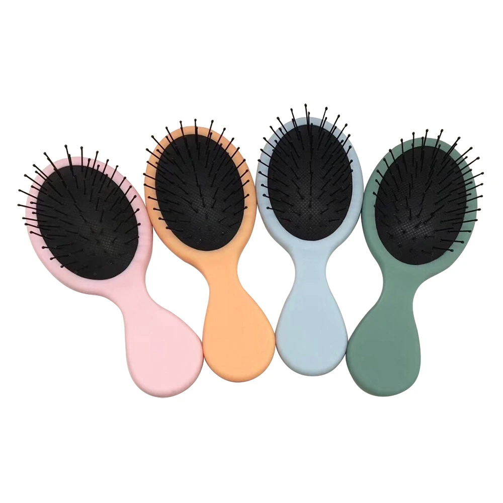 Rubber Effect Paddle Hair Brush for Wet and Dry Hair