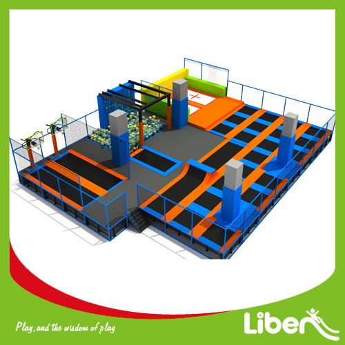 Kids indoor equipment commercial trampoline park