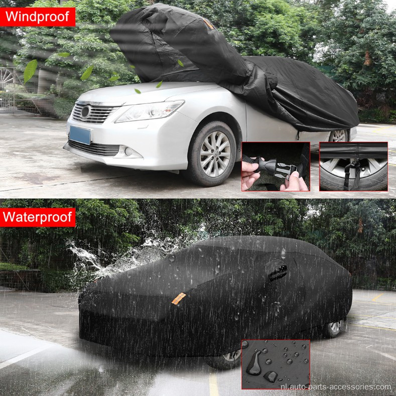 Auto -auto bedekt waterdichte stofzon uv schaduw