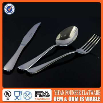 Modern restaurant high quality fork spoon and knife