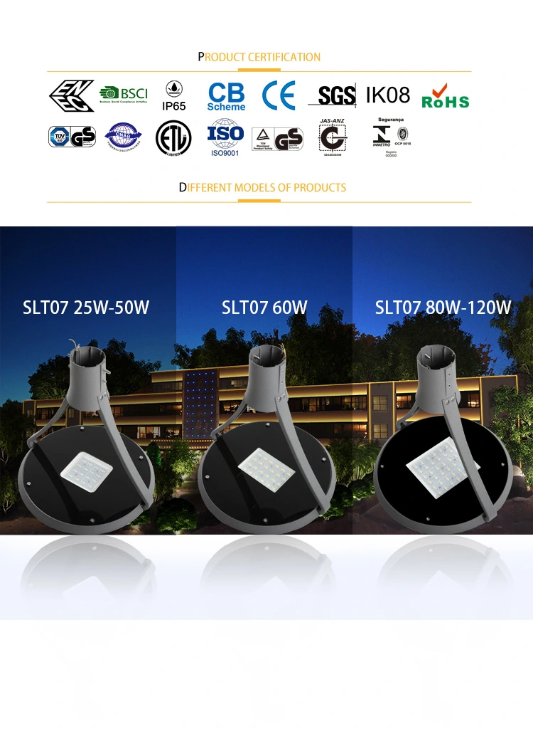 High Quality 5 Years Warranty IP65 LED Garden Light 120W