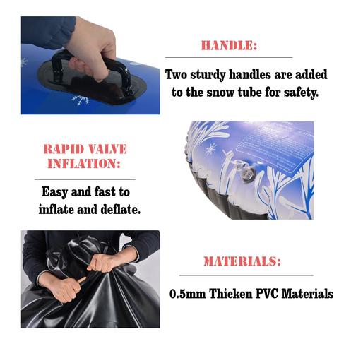 inflatable Round Snow Tube sledges for winter sports &inflatable snow tube snow tube flamingo