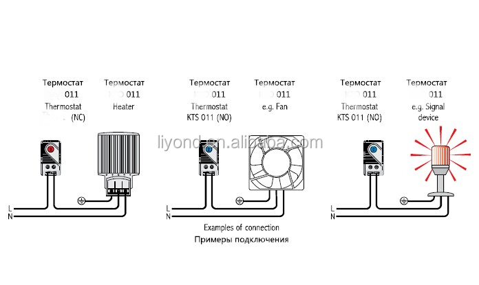 KTO011 KTS011 Small digital compact thermostat