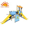 Kids Tube Bridge Peralatan Slide Luar Ruangan Untuk Anak-Anak