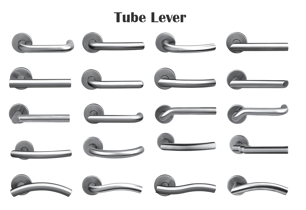 Installing Stainless Steel Tube Door Lever Handles