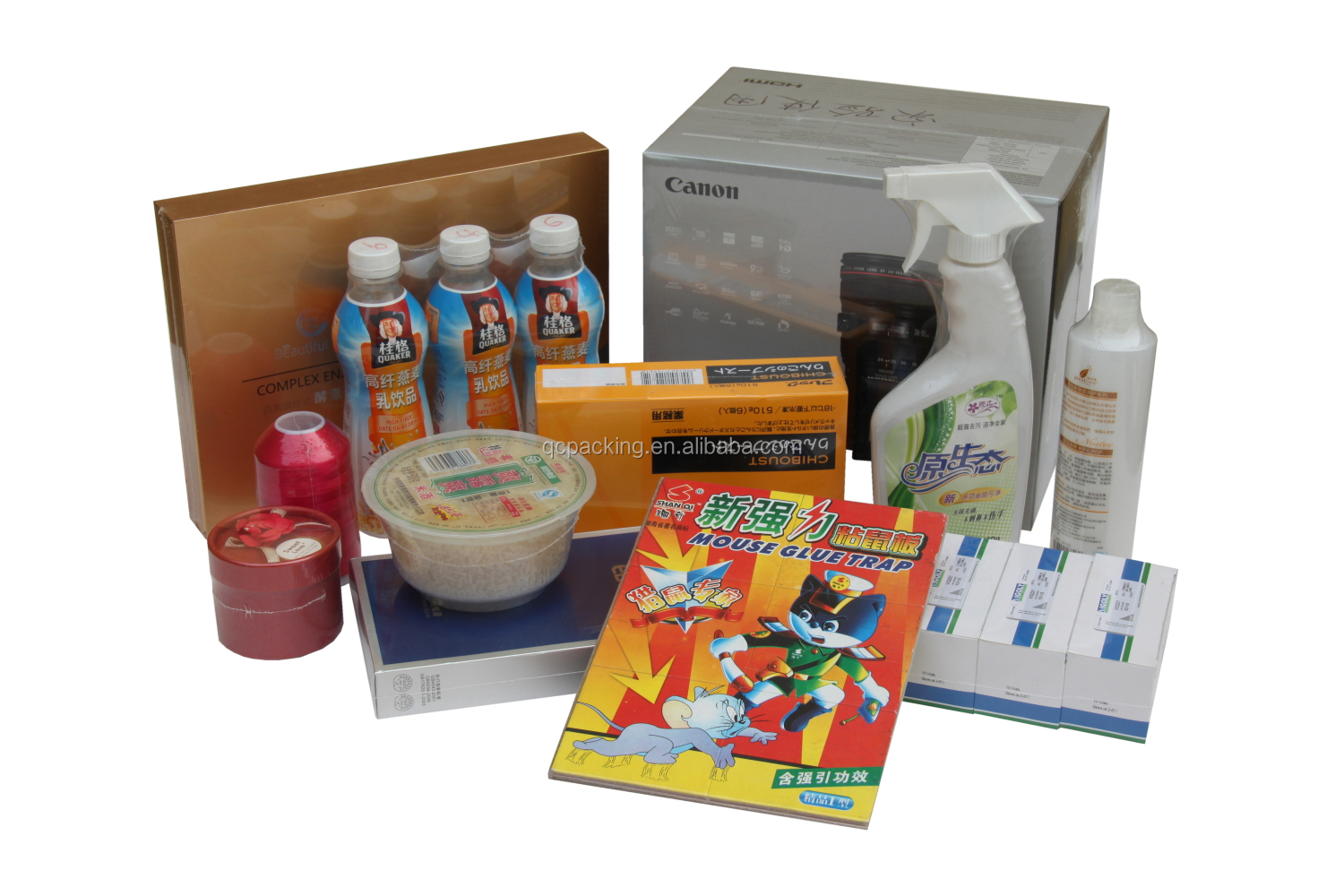 BTH-450 Automatic high speed shrink wrapping packaging machine for instant noodle or milk tea cup