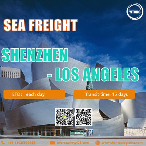 Frete marítimo de Shenzhen a Los Angeles