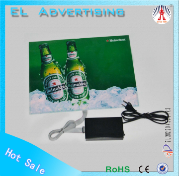 EL lighting advertisement luminous advertising quality el advertisment