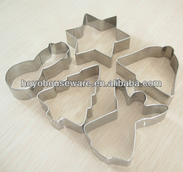 stainless steel 5pcs Cookie Cutter tool
