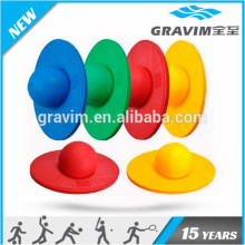 Fitness jump ball bouncing the ball