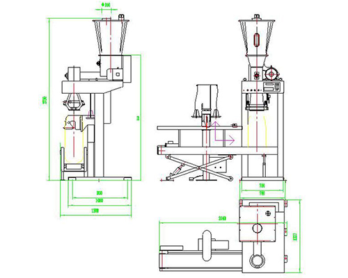 small flour packing machine