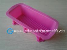 Non Stick Silicone Baking Moulds With Rectangular Loaf And Cake Mould