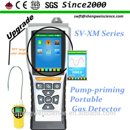 SV-XM-E-PH3 upgrade portable ph3 gas detector3.5 inch color LCD