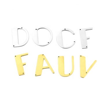 Iywu Aceon Stainless Steel Fashion Pendant - DIY Jewelry Making Initial Connector