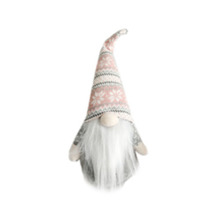 christmas decor gift candy gnome stuffed xmas santa sitting table decoration pink santa gnome santa claus christmas decoration