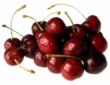 Fresh Red-Black Cherries