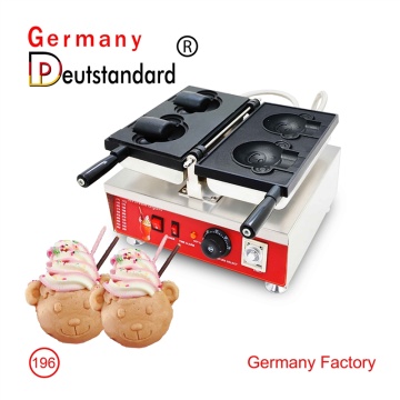 Bärenwaffelmaschine Eistüte Waffelmaschine NP-196 mit CE