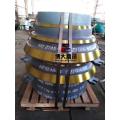 GP500 High Mangan -Bergbaukegel Crusher Concave Mantle Bowl Liner Ersatzbeschläge Teile