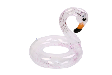 Summer Inflatable Water Toy Colorful Glitter Swim Ring