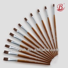 Professional mane hair gouache brush