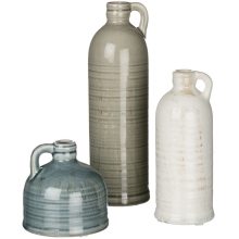 Set vas jug keramik kecil dekoratif modern