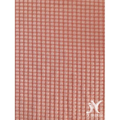 Jacquard de malha xadrez de nylon