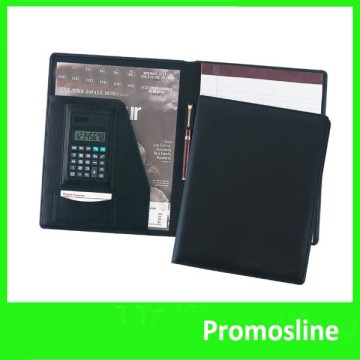 Hot Selling leather conference folder calculater