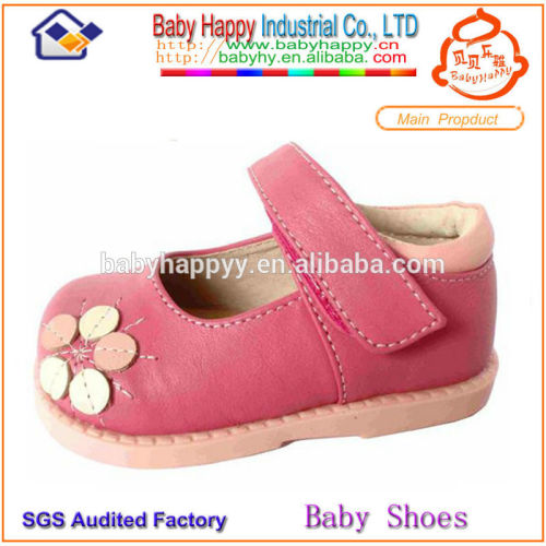 Latest leather design princess wear-resisting kids shoes pictures