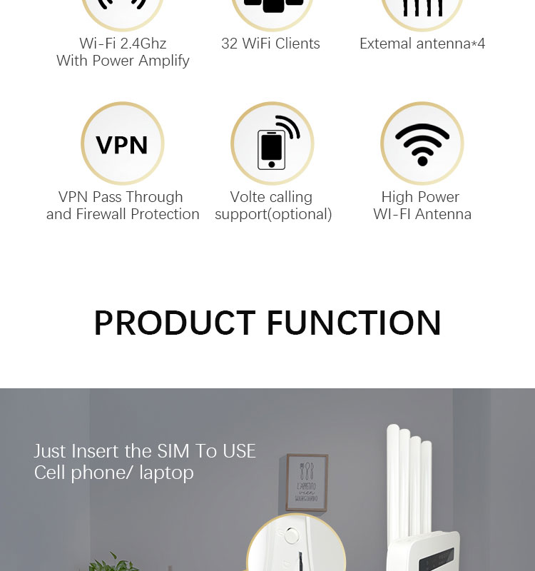 Outdoor Wifi Extende Unlock Wholesale Price Sim Speed Repeater Power 100 Modem Enterprise 4g Bonding Circuit Router