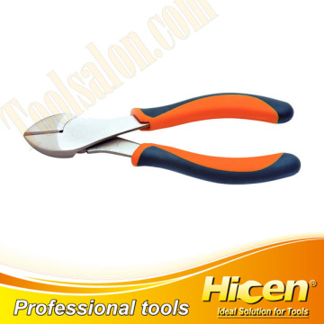 Bi-color PP TPR Handle Heavy Duty Diagonal Cutting Pliers