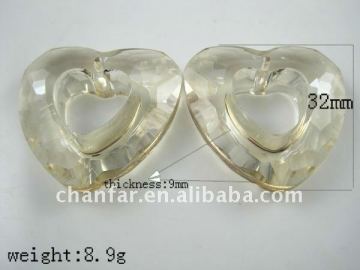 Heart-shaped crystal Pendant