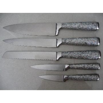 best kitchen knife set with polyresin handle