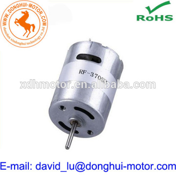 Battery powered miniature electric motors for toys