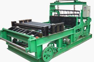 Coal mine longitude latitude mesh machine