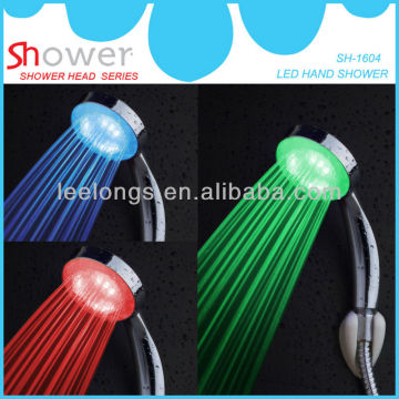 Bathroom colorful LED shower waterfull LED shower head