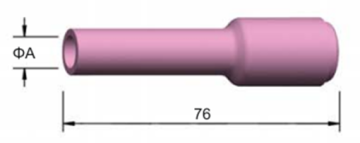 10N Long Tig Welding Ceramic Nozzles