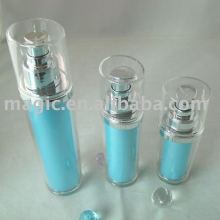 Oval shape Spray acrylic bottles unique lotion bottles unique lotion bottles