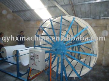 Point-to-point embossing face tissue machine