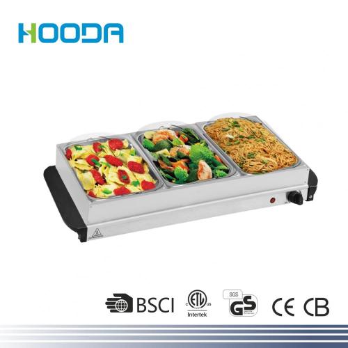 3*1.5L Food Food Warmer Buffet Server